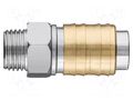 Quick connection coupling; brass; Application: for compressor NEO TOOLS NEO-12-636