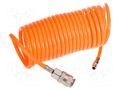 Compressed air hose; PE; L: 5m; max.16bar; Øint: 5mm; Øout: 8mm NEO TOOLS NEO-14-808-1