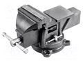 Vice; 125mm; with anvil; metalworks NEO TOOLS NEO-35-012