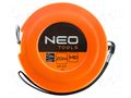 Measuring tape; L: 20m; Width: 9.5mm; measure NEO TOOLS NEO-68-120