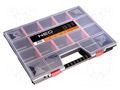 Container: collective; with partitions; black; 490x390x65mm NEO TOOLS NEO-84-119