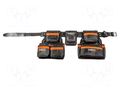 Waist bag; tool case; black-orange; poliester 1680D NEO TOOLS NEO-84-330
