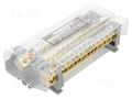 Splice terminal: distribution block; 160A; screw terminal; grey MOREK MAB4161A18