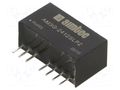 Converter: DC/DC; 3W; Uin: 18÷36VDC; Uout: 12VDC; Iin: 154mA; SIP8 AIMTEC AM3G-2412SLPZ