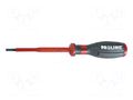Screwdriver; insulated; slot; 3x0.5mm; Blade length: 100mm PROLINE PRE-10511