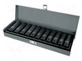 Wrench-set; 6-angles,socket spanner,impact; Mounting: 1/2"; long PROLINE PRE-18494