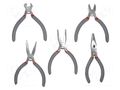 Kit: pliers; cutting,adjustable,half-rounded nose,universal PROLINE PRE-28745