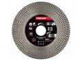 Cutting diamond wheel; Ø: 125mm; Øhole: 22.23mm; Disc thick: 1.5mm PROLINE PRE-89601