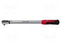 Wrench; torque; 300mm; 5÷25Nm; 1/4"; HD PROLINE PRE-66800