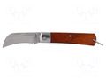 Knife; semicircular; universal; 60mm; Material: stainless steel PROLINE PRE-30096
