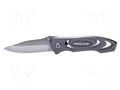 Knife; universal; 80mm; Material: stainless steel; folding PROLINE PRE-30040