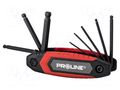 Wrench-set; hex key,spherical; 8pcs. PROLINE PRE-48363