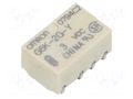 Relay: electromagnetic; DPDT; Ucoil: 3VDC; Icontacts max: 1A; G6K OMRON Electronic Components G6K-2G-Y-3DC