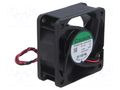 Fan: DC; axial; 12VDC; 60x60x25mm; 49m3/h; 37.5dBA; ball; 6200rpm SUNON PF60251B3-A99