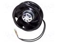 Fan: EC; radial; 230VAC; Ø225x100mm; 810m3/h; ball; 3250rpm; IP54 EBM-PAPST 8300100966