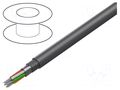 Wire; EcoFlex®; 5x20AWG; MPPE; dark grey; 600V; halogen free; 30.5m ALPHA WIRE 79204-SL005