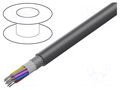 Wire; EcoFlex®; 12x18AWG; shielded,tinned copper braid; MPPE ALPHA WIRE 79115-SL005