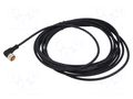 Cable: for sensors/automation; M12; PIN: 4; angled; 5m; plug; 30VDC LUTRONIC 120604L2301-5M