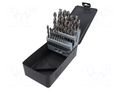 Drill set; for metal; metal,steel; 25pcs. PROLINE PRE-77225