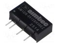 Converter: DC/DC; 1W; Uin: 4.75÷5.25VDC; Uout: 12VDC; Iout: 84mA AIMTEC AM1DR-0512SH30EZ