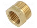 Splice terminal: adapter; male-female,reductive; brass CW617N GEBO 241-16BR