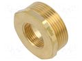 Splice terminal: adapter; male-female,reductive; brass CW617N GEBO 241-31BR