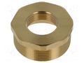 Splice terminal: adapter; male-female,reductive; brass CW617N GEBO 241-36BR