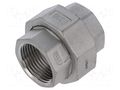 Splice terminal: double connector; max.10.5bar; Thread: G 1" GEBO 6330-100