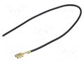 Cable: cable with crimped terminals; black; Len: 250mm; H05V-K CHEVAL F63-075BK025