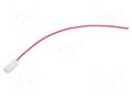 Cable: cable with crimped terminals; red; Len: 250mm; H05V-K CHEVAL J63ON-050RD025