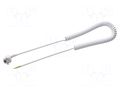 Cable; 3x1.5mm2; CEE 7/7 (E/F) plug angled,wires; PUR; coiled SIMECH WTT00017B