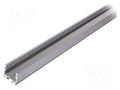 Profiles for LED modules; silver; L: 1m; OPK-4; aluminium KLUŚ K-A00370A-1M