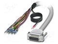 Cable; D-Sub 15pin socket,wires; PVC; Len: 1m; grey; Core: Cu; IP54 PHOENIX CONTACT 2926098