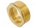 Splice terminal: adapter; male-female,reductive; brass CW617N GEBO 241-29BR