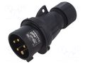 Connector: AC supply 3-phase; IP&S; 16A; 415V; plug; male; PIN: 5 AMPHENOL 2CMA103591R1000