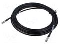 Cable; 5m; Micro BNC male,both sides; black; straight; 0÷40°C; 75Ω 3M 1CX12-33-0G-005.0