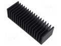 Heatsink: extruded; grilled; black; L: 50mm; W: 150mm; H: 40mm FISCHER ELEKTRONIK SK120/50/SA