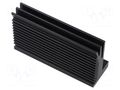Heatsink: extruded; grilled; black; L: 84mm; W: 50mm; H: 28mm; PCB FISCHER ELEKTRONIK SK138/84/SA