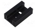 Heatsink: extruded; U; TO220; black; L: 50mm; W: 32mm; H: 14mm; 8.5K/W FISCHER ELEKTRONIK SK75/50/SA-TO220