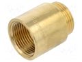 Splice terminal: extension; male-female,round; 30mm; BR GEBO 500-30-05BR