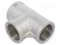 Splice terminal: tee fitting; max.10.5bar; Thread: G 1" internal GEBO 6130-100