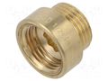 Splice terminal: extension; male-female,round; 10mm; BR GEBO 500-10-04BR