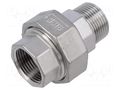 Splice terminal: double connector; male-female,flat,with seal GEBO 6331-034