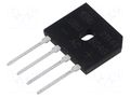 Bridge rectifier: single-phase; Urmax: 400V; If: 8A; Ifsm: 200A SMC DIODE SOLUTIONS GBU804GTB-SMC