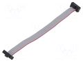 Ribbon cable with IDC connectors; IDC,both sides; 88.9mm; 3.5" SAMTEC FFSD05D035001N