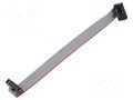 Ribbon cable with IDC connectors; IDC,both sides; 101.6mm; 4" SAMTEC FFSD05D040001N