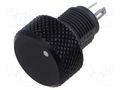 Potentiometer: shaft; single turn; 10kΩ; ±20%; 1W; linear; soldered VISHAY P16NM103MAB15