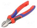 Pliers; side,cutting; ergonomic two-component handles; 160mm KNIPEX KNP.7002160