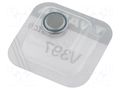 Battery: silver; coin,SR59; 1.55V; 23mAh; non-rechargeable; 1pcs. VARTA BAT-V397MF