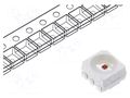 LED; yellow; SMD; PLCC6; 3000÷4500mcd; 1.6÷2.6VDC; 3.4x3.3x1.9mm LUCKYLIGHT LL-R3433YC-M10-CAM